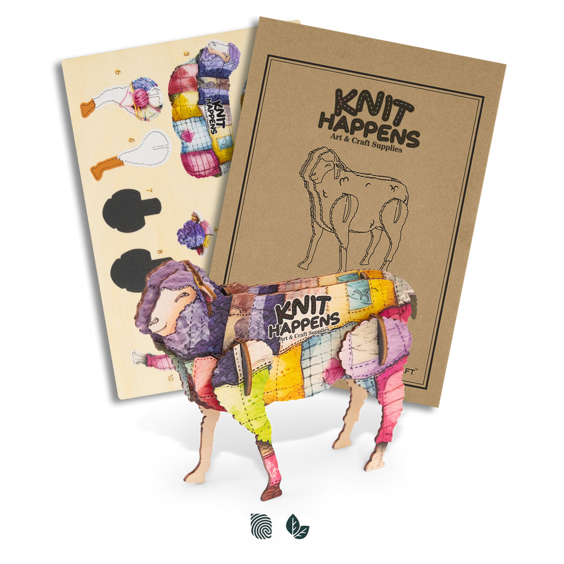 BRANDCRAFT Sheep Wooden Model